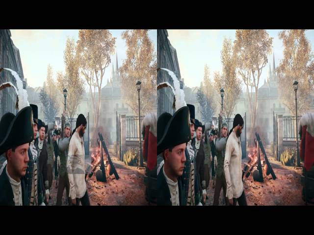 Assassins Creed Unity Android VR Samsung Galaxy S4 Google Cardboard PC TriDef Trinus Gyre 1080p