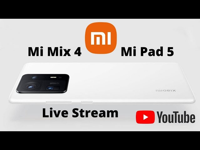 Xiaomi Mi Mix 4 & Mi Pad 5 Event | Kamera unter den Display