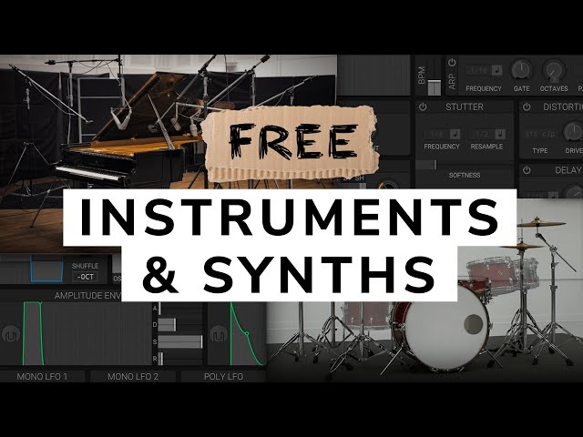 Best Free Instruments and Synth Plugins/VSTs - 2020