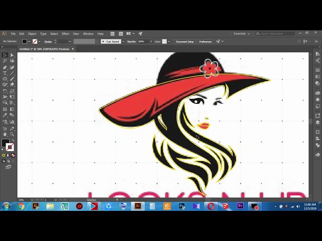 Graphics Design || Adobe Illustrator Tutorial || Path & Color Retouch From Image
