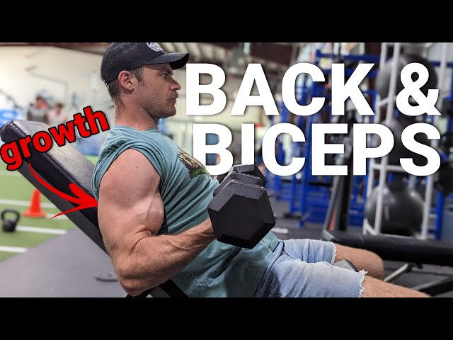 BACK & BICEPS WORKOUT 🏋️ Buff Dudes Home Gym Plan Stage 4, Day 5