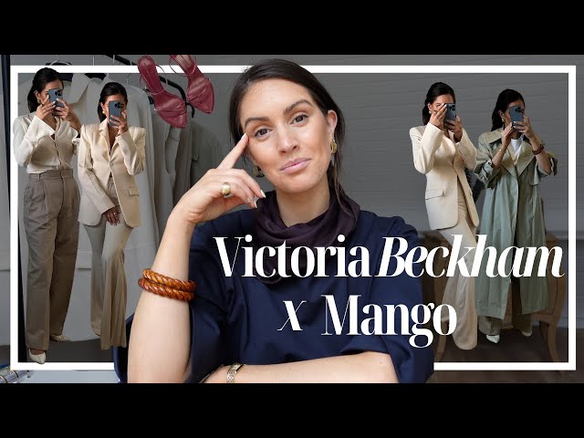 VICTORIA BECKHAM X MANGO | Try on haul, shopping vlog, grwm, luxury accessories | Pia #luxury #luxe