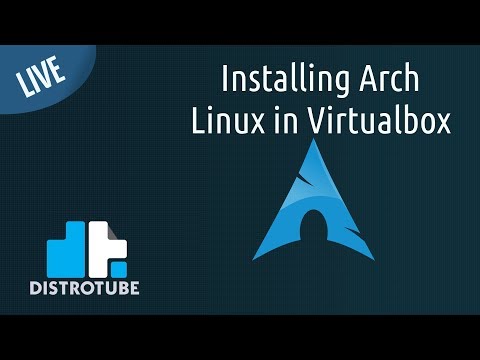 Installing Arch Linux in Virtualbox - DT LIVE