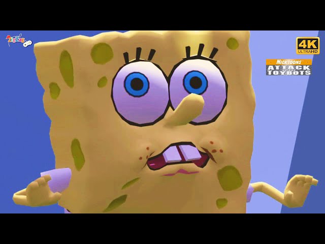 SpongeBob Nicktoons Attack of the Toybots #3 | Factory Zone 2 | Português 4K | ZigZagGamerPT