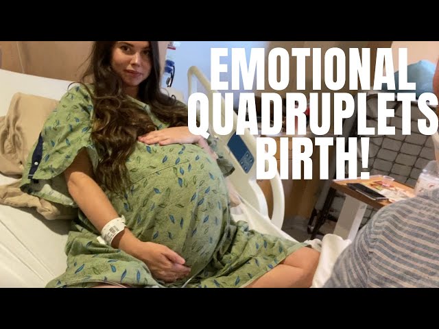 EMOTIONAL QUADRUPLETS BIRTH VLOG! (Edited) | LARGE FAMILY WITH QUADRUPLETS | TFYV #15