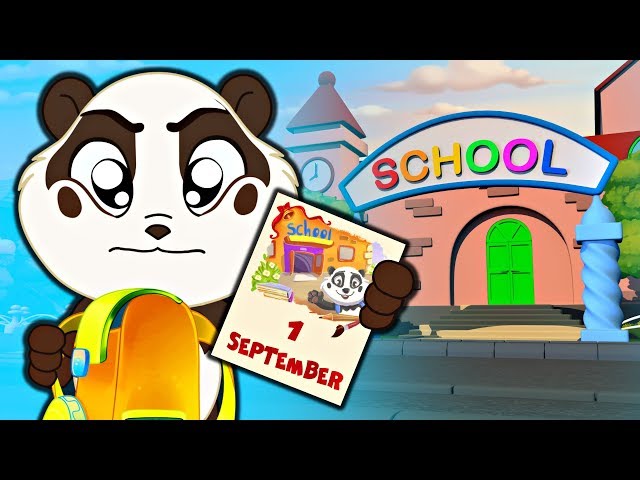 Way to School | Panda Bo Nursery Rhymes & Kids Songs