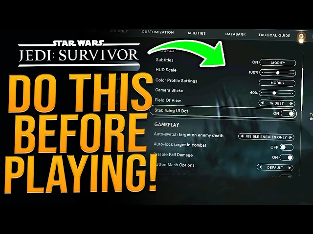 Star Wars Jedi: Survivor - Best Settings For Gameplay & Graphics - DO THIS BEFORE PLAYING