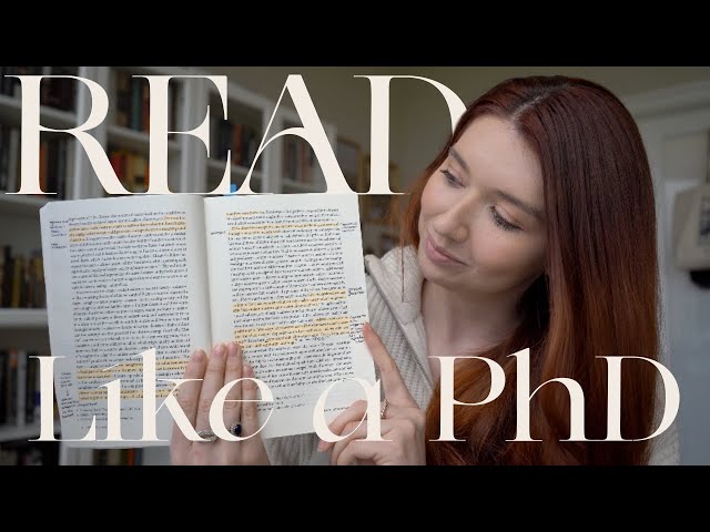 How to Read & Take Notes Like a PhD Student | Tips for Reading Fast & Efficiently for Slow Readers