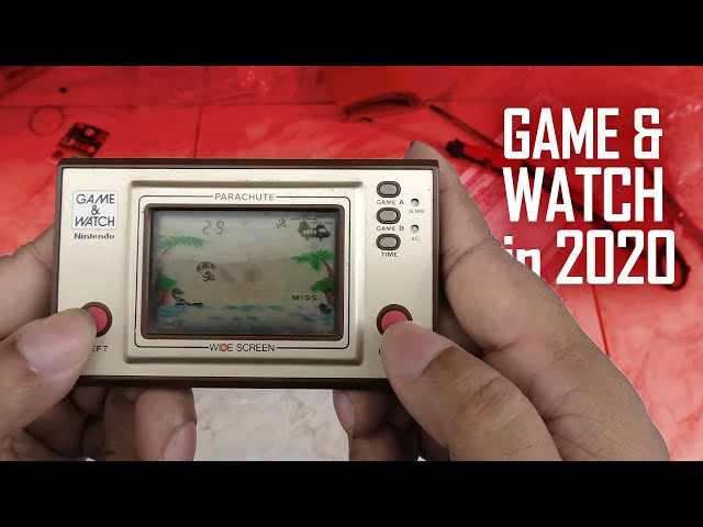 Nintendo Game & Watch PARACHUTE in 2020 Gameplay and Disassembly