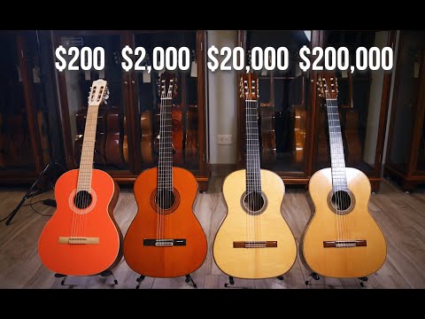 Can you hear the difference between a $200, $2,000, $20,000, and $200,000 guitar?