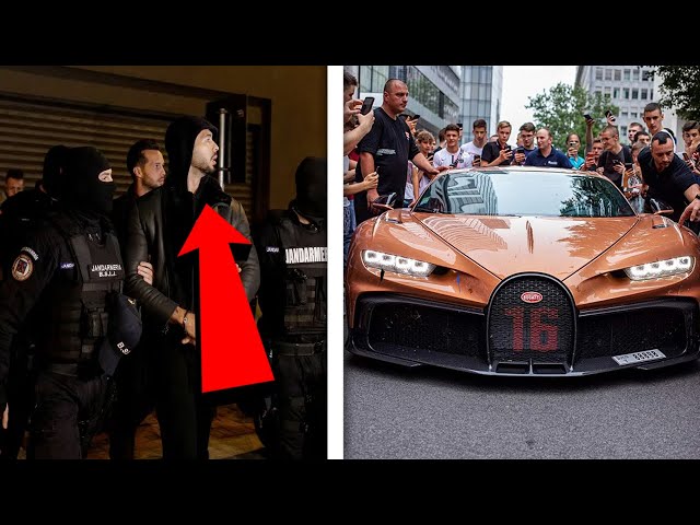 Andrew Tate's Supercars , Mansion And More Seized !