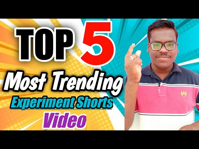 Top 5 Most Trending Experiment Shorts Collections Video 😂 #shorts #trending #youtubeshorts