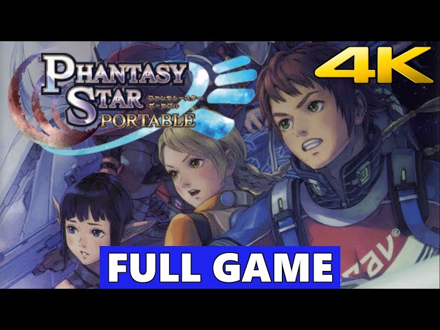 Phantasy Star Portable Full Walkthrough Gameplay - No Commentary 4K (PSP Longplay)