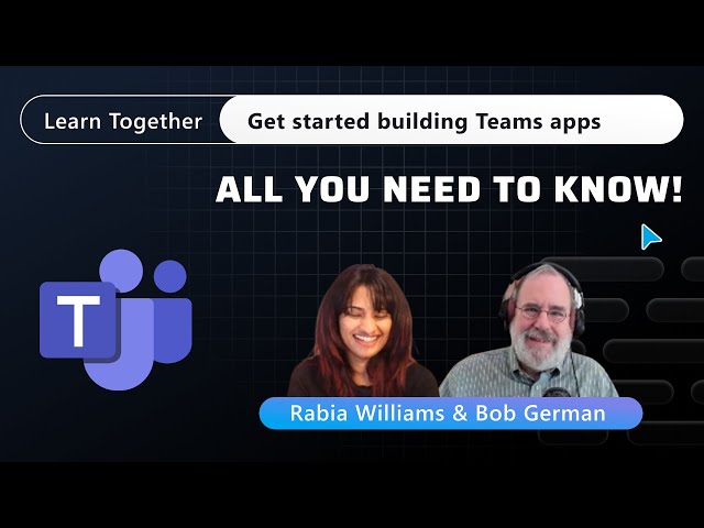 Get started building Microsoft Teams apps