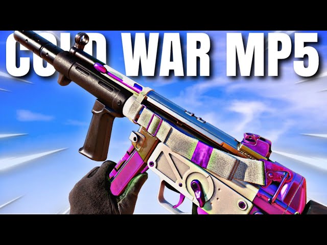 Now the FASTEST KILLING SMG IN WARZONE! Cold War MP5 Class Setup! (Cold War Warzone)