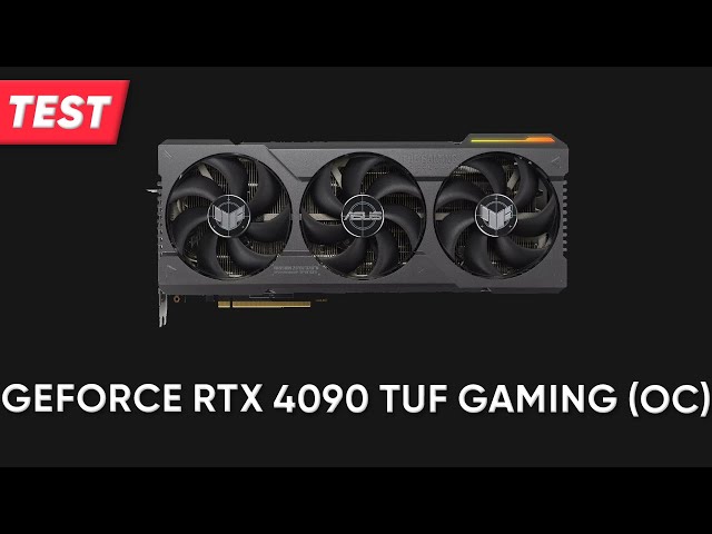 Grafikkarte Asus GeForce RTX 4090 TUF Gaming (OC) | TEST | Deutsch