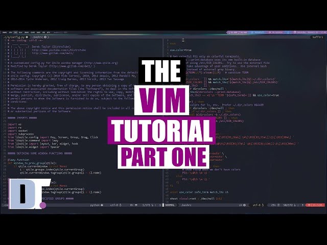 The Vim Tutorial - Part One - Basic Commands