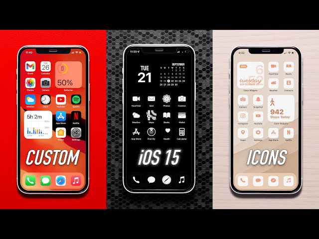 How to Customize iOS 15 Homescreen (icons & widgets)