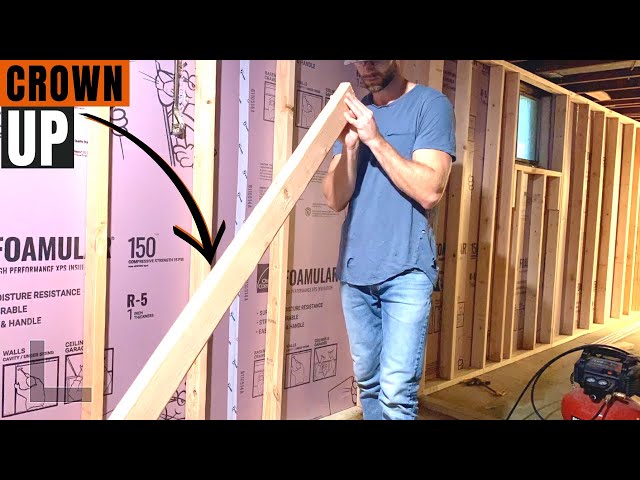 DIY Basement Wall Framing (How to Finish a Basement Ep. 2)