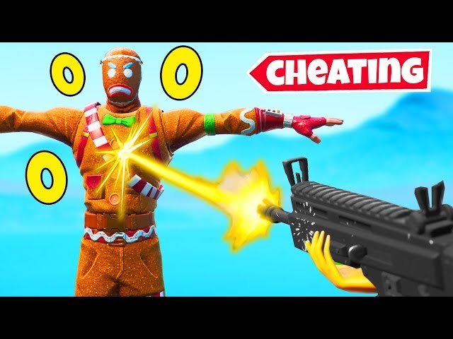 becoming INVINCIBLE in fortnite (cheats)