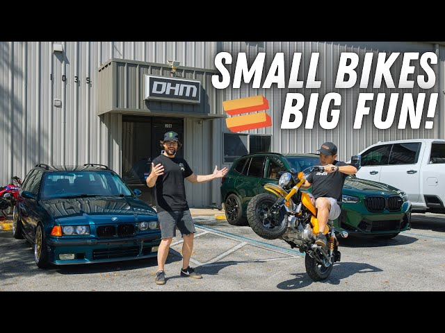 SHOP TOUR - I Ride A 30HP Grom At DH Motoring