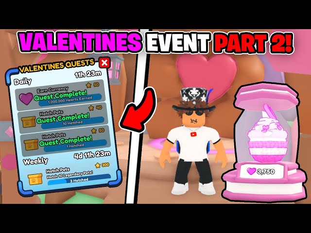 💝 I Unlocked VALENTINES PART 2 In ROBLOX BUBBLE GUM HAVEN!