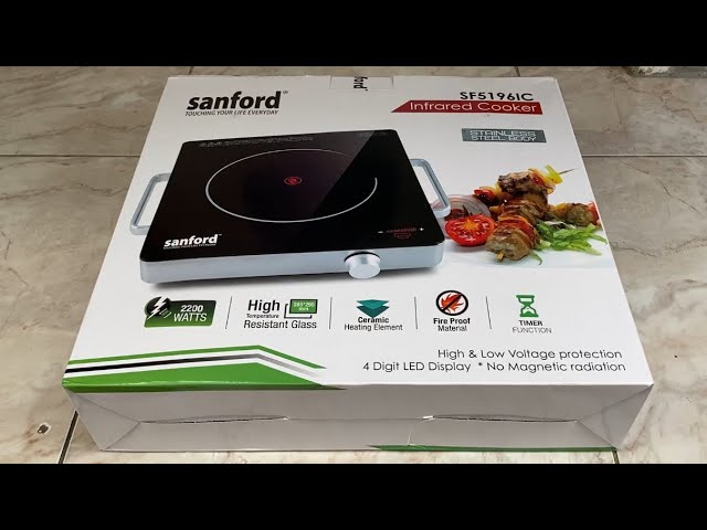 Sanford Infrared Cooker Unboxing and Timer Setup Guide