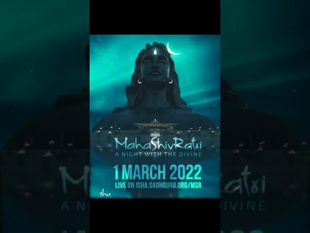 Join & Celebrate MahaShivRatri 2022 with Sadhguru: March 1 | Shemaroo Spiritual Life