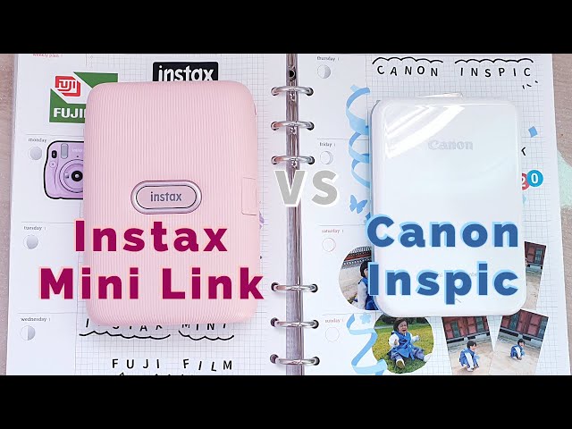 Best Smartphone Printer 2020, Instax Mini Link vs Canon Inspic | How to use demo