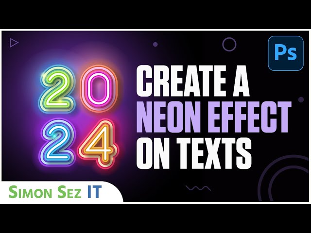 How to Create Neon Text in Photoshop CC