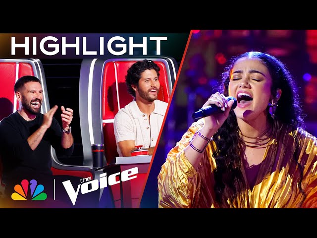 Madison Curbelo Honors Her Father with a TEAR-JERKING Performance of "Landslide" | Voice Playoffs