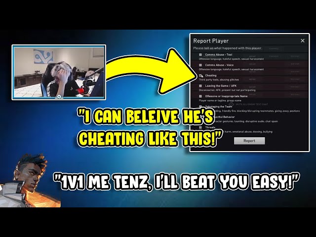 CLOUD9 Tenz *FINDS* A Spinbot Cheater In Valorant (INSANE HIGHLIGHTS BEST And FUNNY Moments)