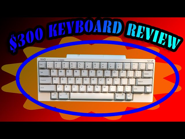 Happy Hacking Keyboard Speed Typing Review!  Expensive but sounds GREAT!