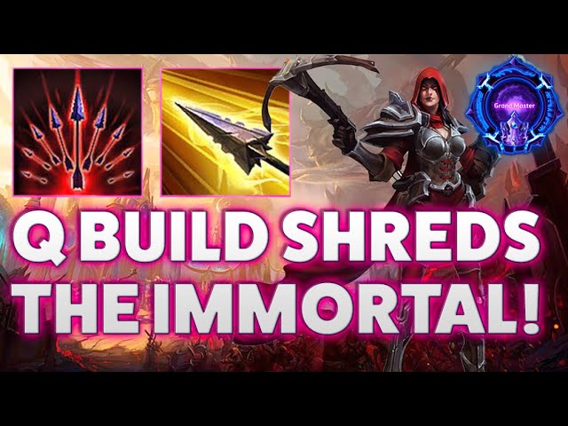 Valla Strafe - Q BUILD SHREDS THE IMMORTAL! - Grandmaster Storm League