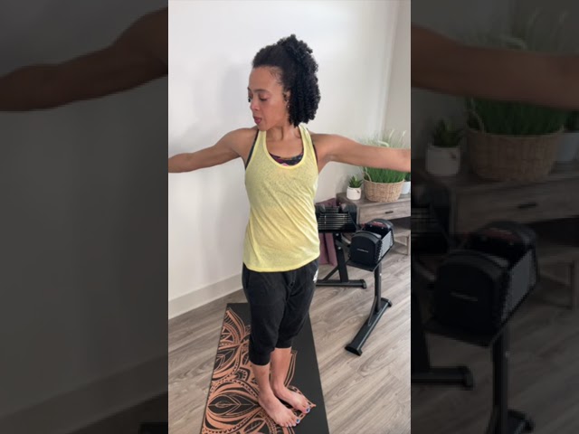 Join Tasha for a feel-good stretching routine with added breath work — available now!