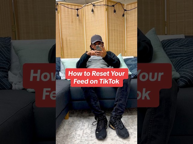 How to Reset Your Feed on TikTok