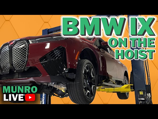 Adaptive two-axle air suspension | BMW iX Hoist Review