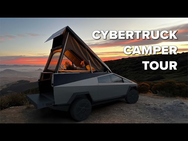 Cybertruck Prototype Camper Tour