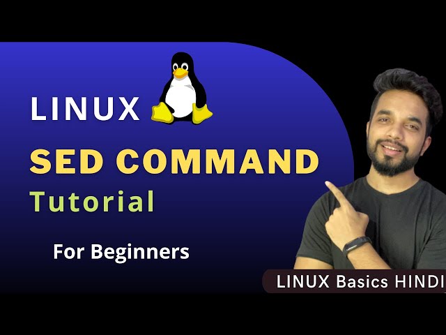 Linux SED Command | SED Tutorial in Hindi | Linux for Beginners #6