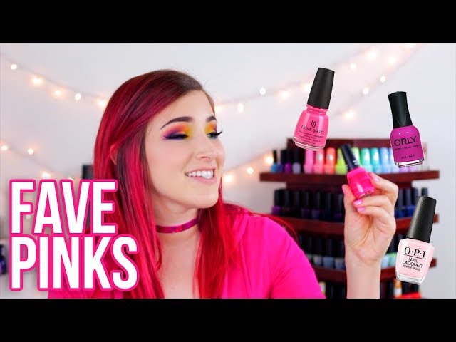 My Top 19 Favorite Pink Nail Polishes || KELLI MARISSA