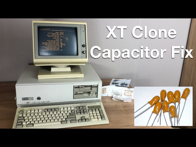 XT clone capacitor repair