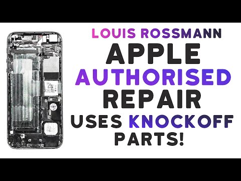 Authorized repair caught using knockoff screens in customers phones 🤣