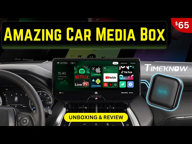 TIMEKNOW CarPlay AI Box Media Adapter ⫸ UNBOXING REVIEW ⫷
