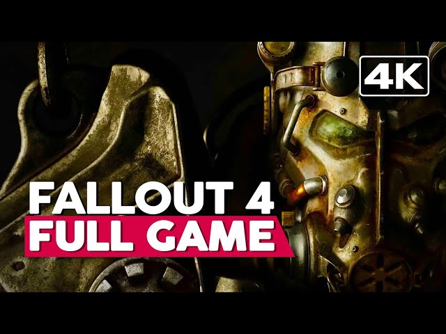Fallout 4 | Full Gameplay Walkthrough (PC 4K60FPS) No Commentary