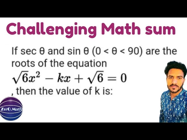 how to solve quadratic equation | Zero math