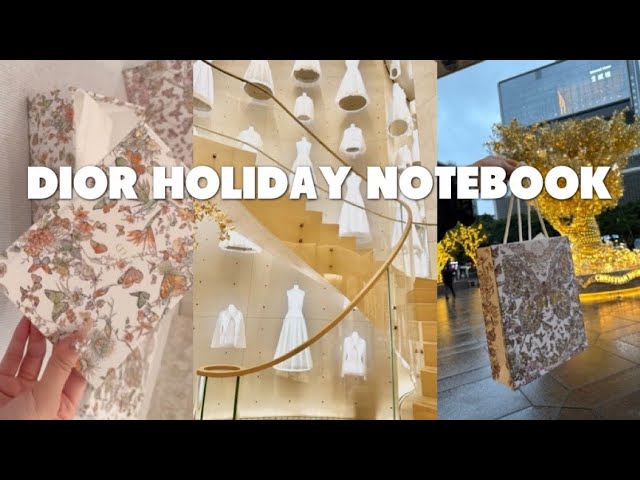Unboxing Dior 2023 Limited Edition Small Holiday Notebook!