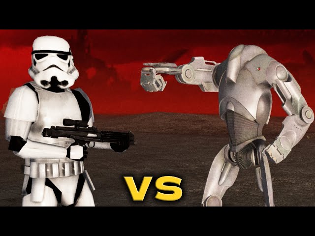 Galactic Empire vs CIS Battle Droids - Who is Stronger? - Men of War: Star Wars Mod