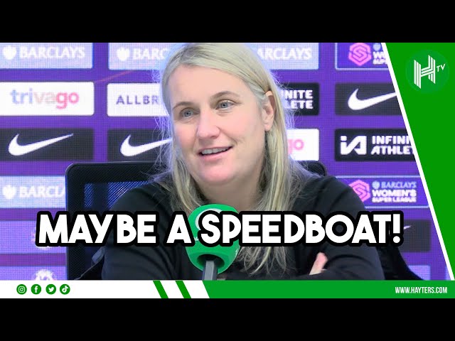 "A yacht? Maybe a speedboat!" | Emma Hayes jokes about taking over at USA
