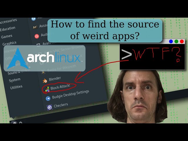 How to find what installed those weird apps on Arch Linux?