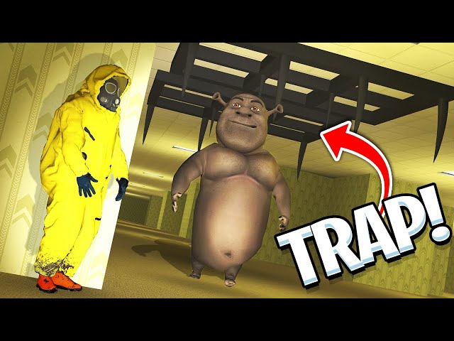 Setting TRAPS in the Backrooms! (Garry's Mod)